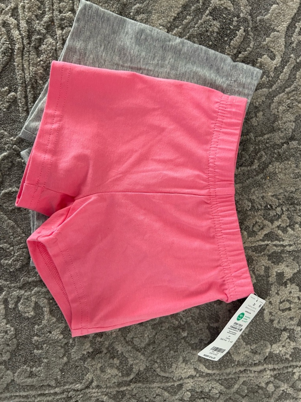 NWT Carter's Pink and Grey Toddler Shorts